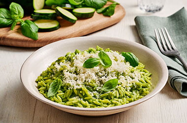 Secret green orzotto