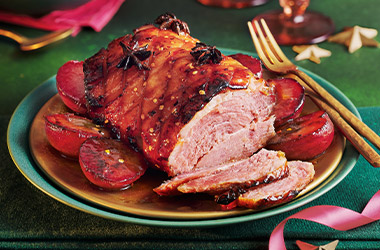 Slow-cooker hot honey ham