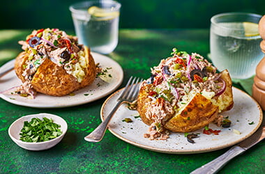 Next-level tuna mayo jacket potatoes