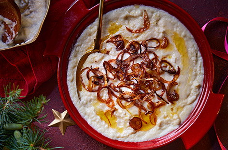 Take your Christmas dinner to the next level with our best-ever bread sauce. We've made this extra-special by topping it with crispy shallots - yum!