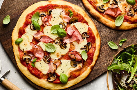 Enjoy a homemade pizza with these easy, healthy pizza recipes, perfect for scaling up to serve more people.