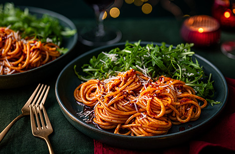 For an easy vegetarian dinner idea check out our collection of colourful vegetarian pasta recipes.