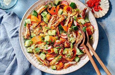 Their crisp texture, vibrant colour and peppery flavour makes radishes a really popular vegetable and they're more versatile than you think. From salads and slaws to pickles and soups, we've got loads of radish recipes to try.