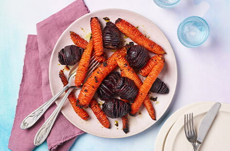 You've heard of hasselback potatoes, now try hasselback root veg with your Sunday roast. Beyond being pretty to look at, this clever Swedish creation allows the veg to be tender on the inside, with a lovely crispy crunch on the outside. Slicing (hasselbacking) the veg before roasting allows the flavours to really infuse the dish. You'll be coming back for more!
