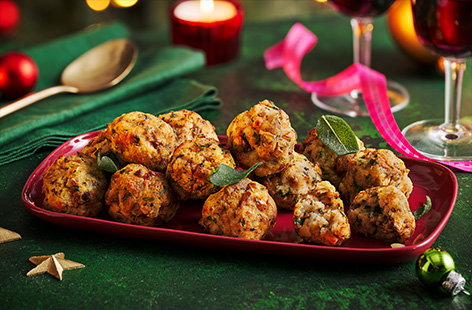 Make homemade stuffing balls this Christmas with the help of your air-fryer. These crispy sage and onion stuffing balls are super easy and are made with ingredients you likely already have at home!