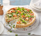 Salmon and Spring Onion Tart Recipe | Salmon Recipes | Tesco Real Food