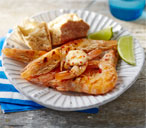 Chilli and lime prawns | Tesco Real Food