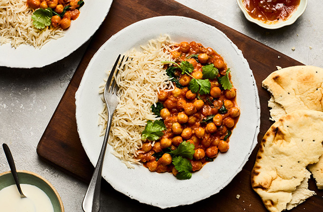 Butter chickpea curry