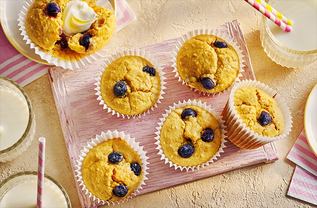 Breakfast: ABBC muffins (apple, banana, blueberry, carrot)