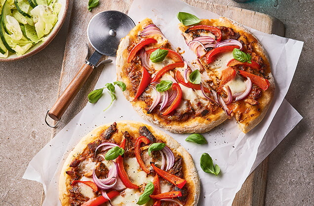 Tuesday: Speedy sardine flatbread pizzas