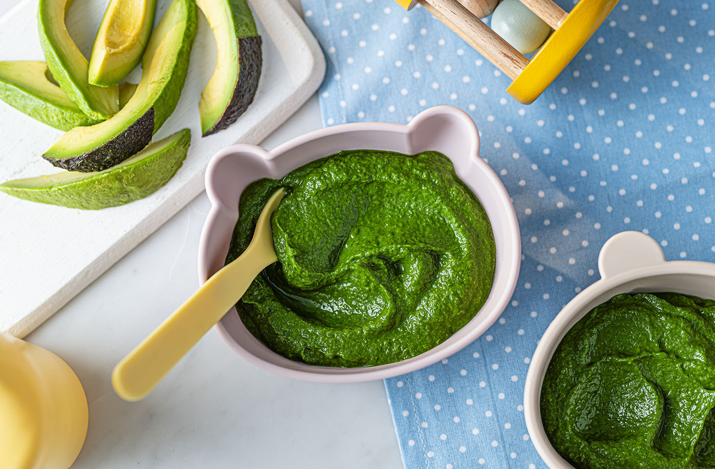 Avocado, spinach and lime