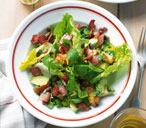 Bacon and avocado salad with Parmesan croutons | Tesco Real Food