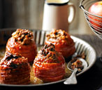 Baked apples with spiced pecans | Tesco Real Food