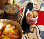Baked apples slices with cinnamon cream | Tesco Real Food