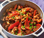 Beef casserole with pecan pilaf | Tesco Real Food