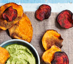 Baked beetroot and sweet potato crisps | Tesco Real Food