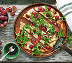 Grape and brie flatbreads | Tesco Real Food