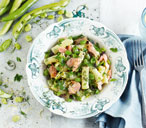 Broad Bean Pasta with Rainbow Trout | Rainbow Trout Recipes | Tesco Real Food