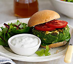 Spinach and butter bean burgers | Tesco Real Food