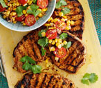 Cajun spiced pork with corn | Tesco Real Food