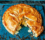 Baked Camembert and vegetable pie | Tesco Real Food