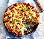 Chicken, pancetta and mushroom pie | Tesco Real Food