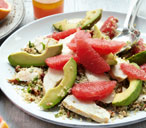 Chicken, pink grapefruit and avocado salad with citrus vinaigrette | Tesco Real Food