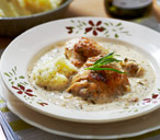 Slow-cooker chicken pieces with shallots | Tesco Real Food