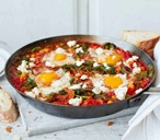 Chickpea Baked Eggs | Brunch Recipes | Tesco Real Food