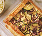Courgette and red onion tart | Tesco Real Food