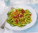 Pesto & Parma Ham Courgetti Recipe | Tesco Real Food