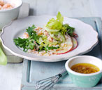 Crab, celery and apple salad with vinaigrette | Tesco Real Food