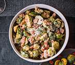 Creamy Bacon Sprouts Recipe | Side Dish Recipes | Tesco Real Food