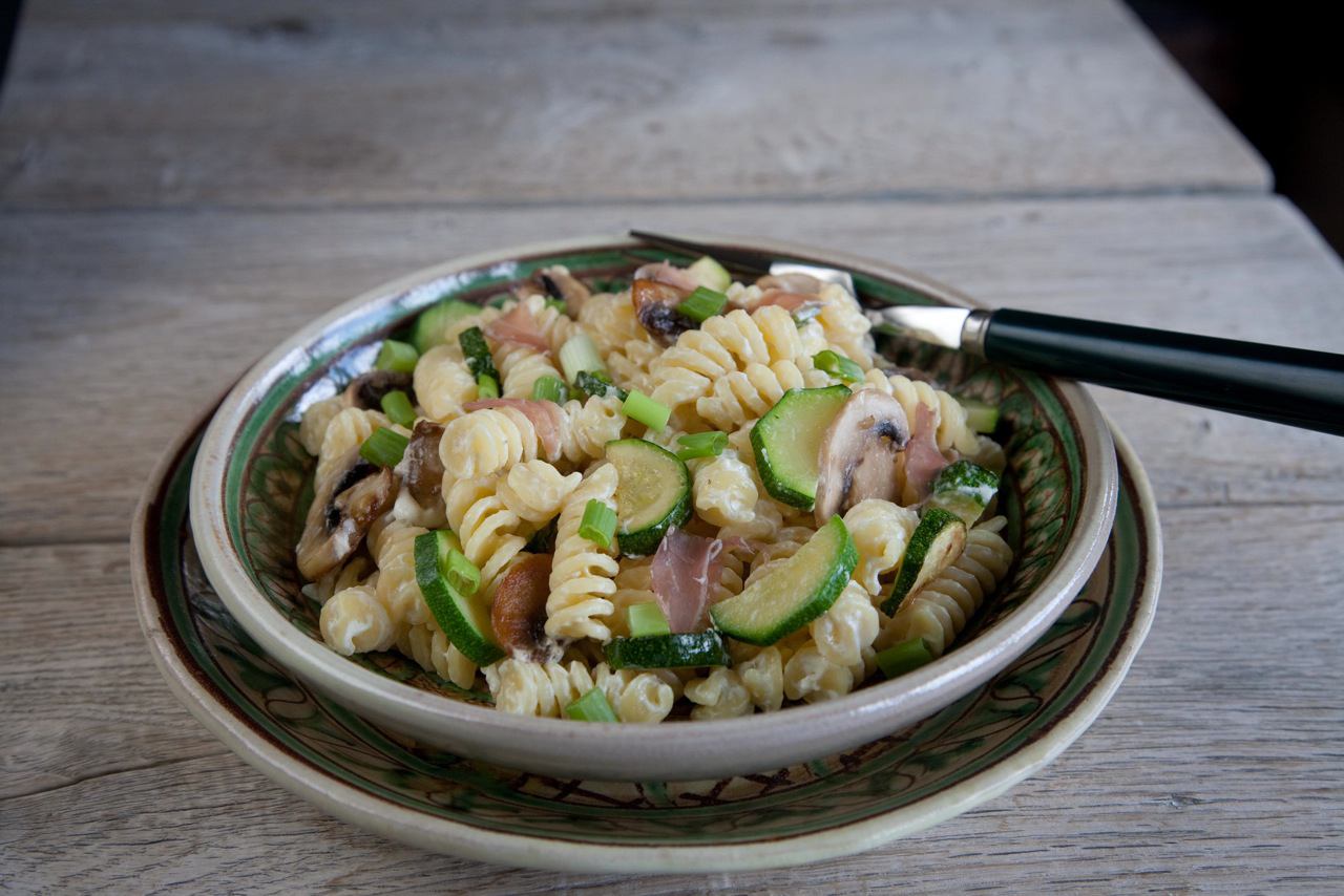 Creamy parma ham pasta Tesco Real Food