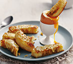 Dippy eggs with Crumpet Soldiers | Breakfast Recipes | Tesco Real Food