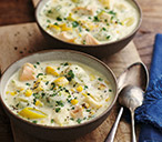 Easy Chowder With Herby Dumplings Recipe | Soup Recipes | Tesco Real Food