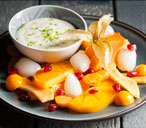 Exotic fruit salad with lime cream | Tesco Real Food