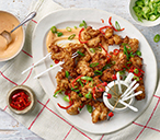 Fried miso chicken with sriracha mayo recipe - Tesco Recipes