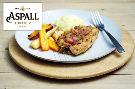 Turkey steaks and cyder vinegar sauce recipe