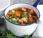 Curly kale, chorizo and rice stew | Tesco Real Food