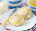 Lemon scones with clotted cream | Tesco Real Food