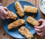 Marcello Tully’s Rice Krispie fish fingers | Tesco Real Food