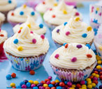 Alyn Williams' mini spiced cupcakes with cream cheese frosting | Tesco Real Food