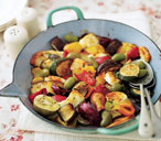 Moroccan vegetables with halloumi | Tesco Real Food