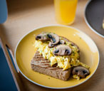 Shaun Rankin's mushrooms on toast with scrambled eggs | Tesco Real Food