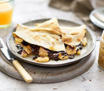 Cinnamon-spiced peanut butter and banana quesadilla | Tesco Real Food