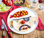 Pirate pancake face | Tesco Real Food