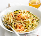 Prawn and courgette linguine | Tesco Real Food