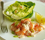 Prawn cocktail with smoky crème fraîche sauce | Tesco Real Food