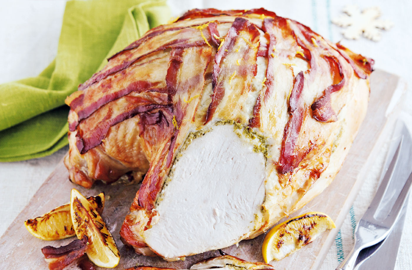 Pesto Turkey Crown Recipe Ideas Tesco Real Food